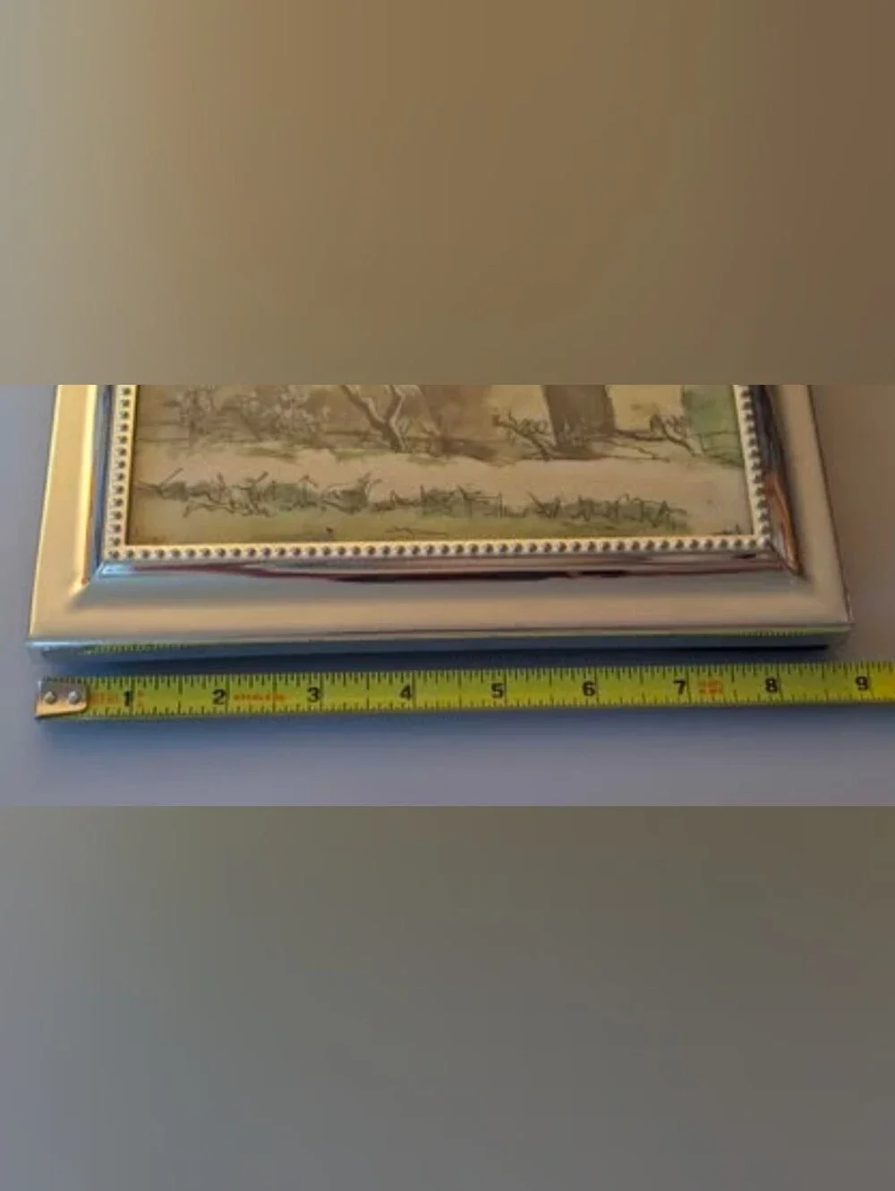 Huntington Gallery Easel Stand Silver Tone Frame. Photo: 5